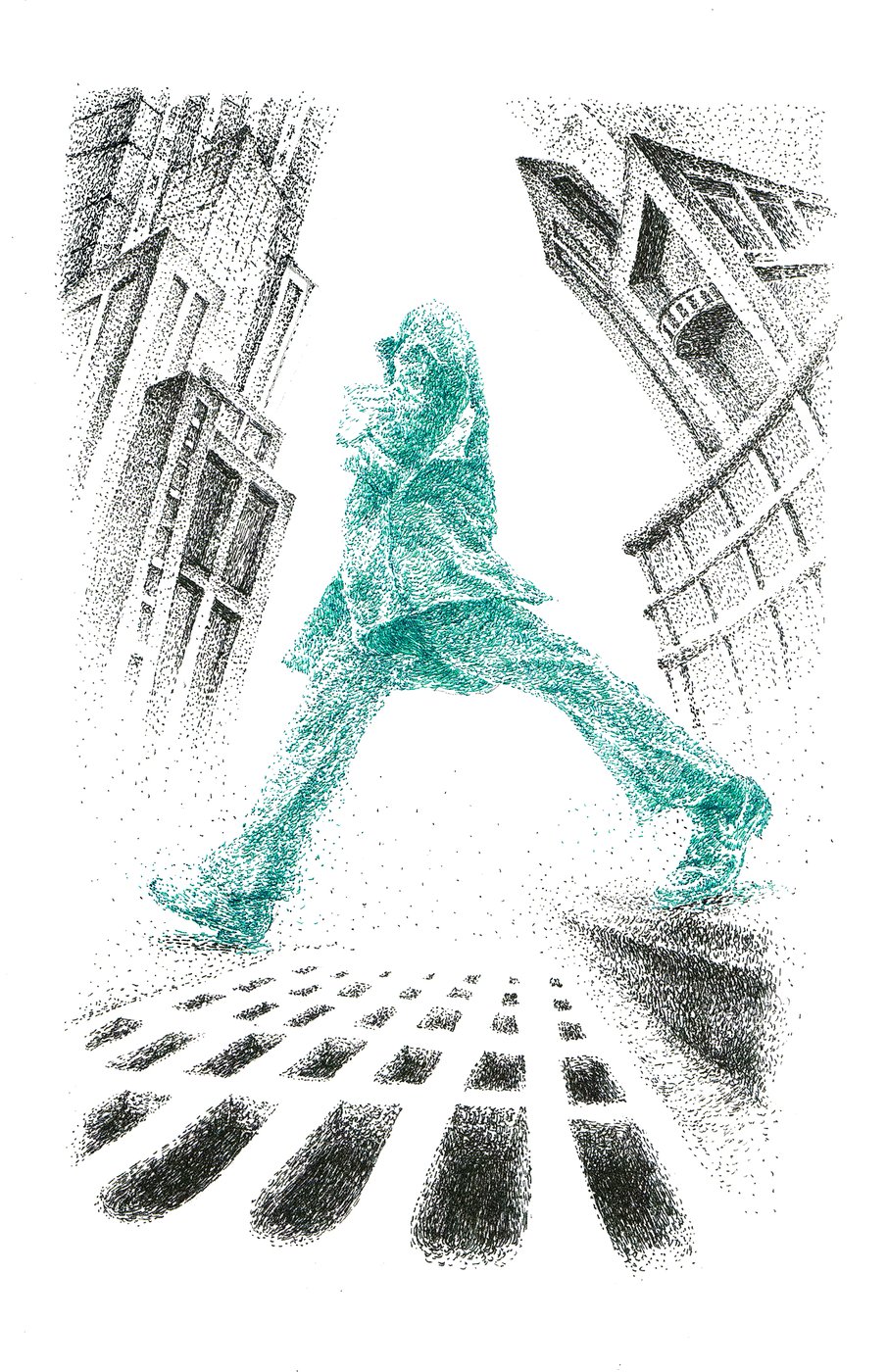 Illustration from The Mess by Julia Mirica
