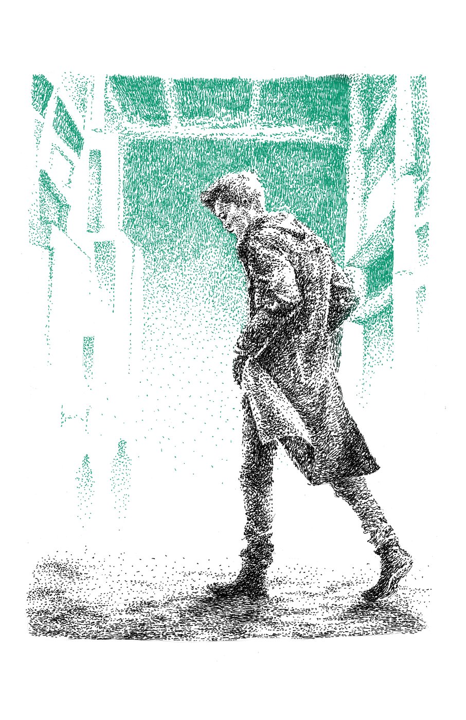 Illustration from The Mess by Julia Mirica